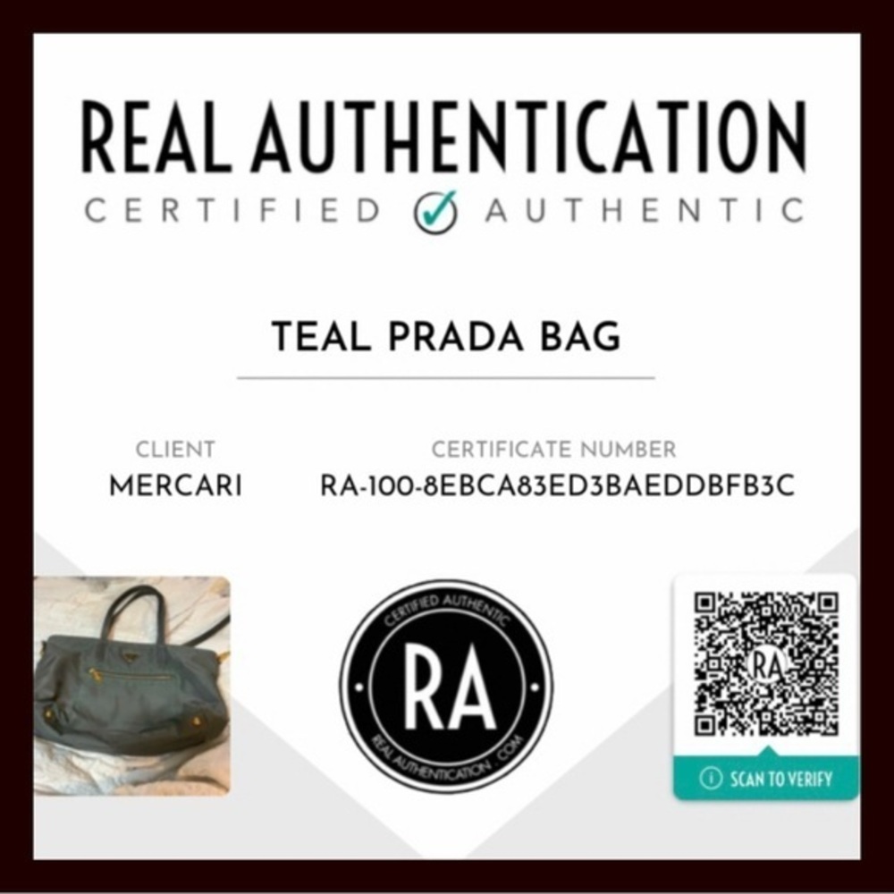 RARE Excellent condition. AUTHENTIC Prada Tessuto Vela Tote.Color: Olive - Picture 12 of 13